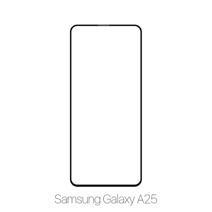 Vetro temperato FullCase per Samsung A25 A256, FixPremium