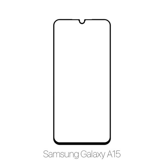 Vetro temperato FullCase per Samsung A15, FixPremium