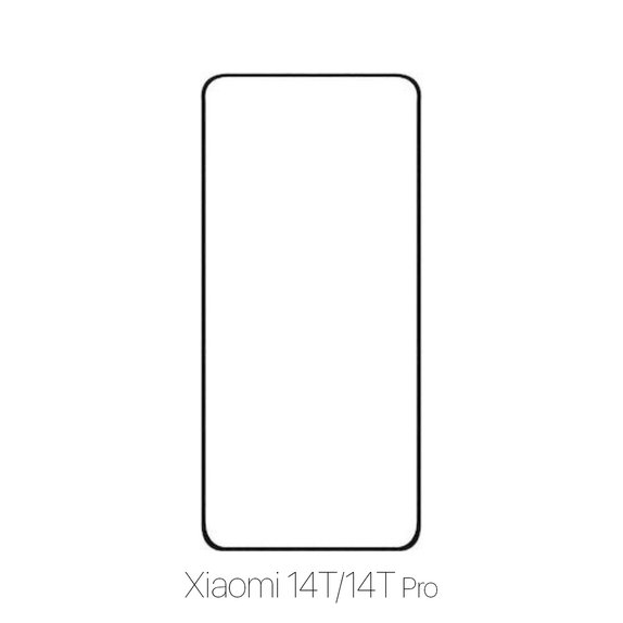 Vetro temperato FullCase per Xiaomi 14T, 14T Pro, FixPremium