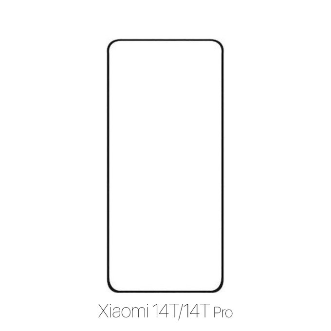 Vetro temperato FullCase per Xiaomi 14T, 14T Pro, FixPremium