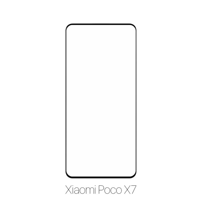 Vetro temperato FullCase per Xiaomi Poco X7, FixPremium