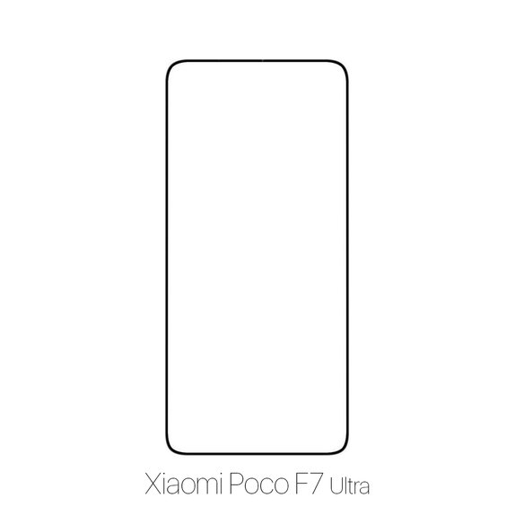 Vetro temperato FullCase per Xiaomi Poco F7 Ultra, FixPremium