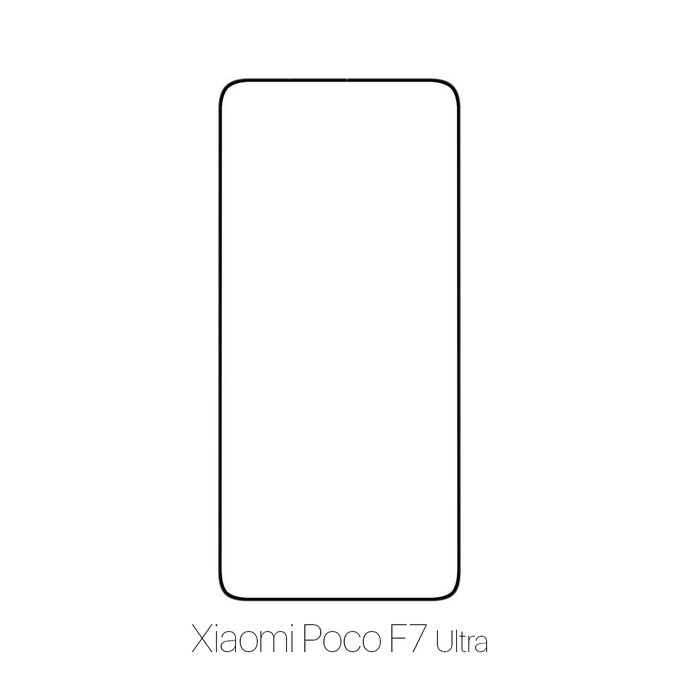 Vetro temperato FullCase per Xiaomi Poco F7 Ultra, FixPremium