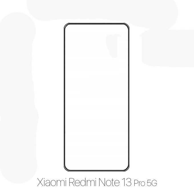 Vetro temperato FullCase per Xiaomi Redmi Note 13 Pro 5G 2312DRA50C, FixPremium