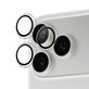 Protezione obiettivo fotocamera posteriore Hoops per iPhone 16 Pro, 16 Pro Max, 17 Pro, 17 Pro Max, Transparent, PanzerGlass