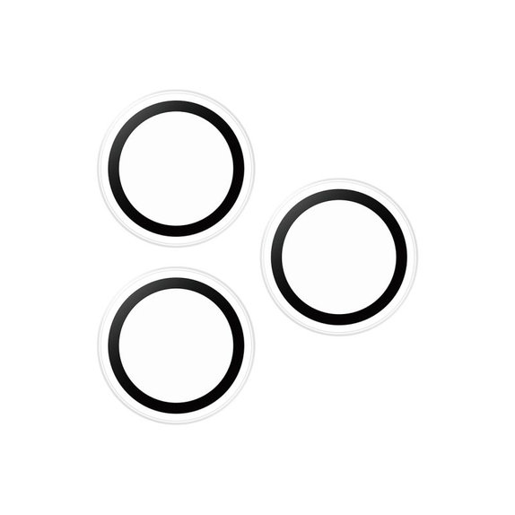 Protezione obiettivo fotocamera posteriore Hoops per iPhone 16 Pro, 16 Pro Max, 17 Pro, 17 Pro Max, Transparent, PanzerGlass