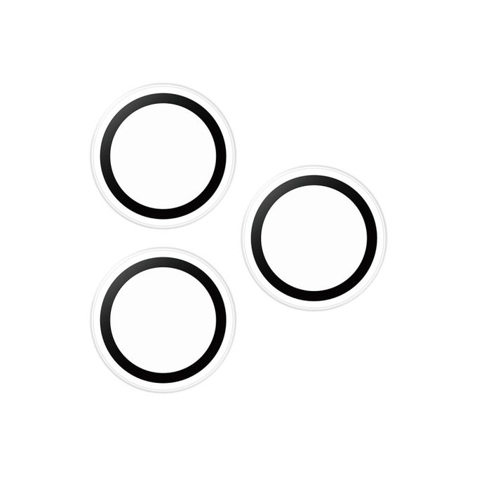Protezione obiettivo fotocamera posteriore Hoops per iPhone 16 Pro, 16 Pro Max, 17 Pro, 17 Pro Max, Transparent, PanzerGlass