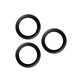 Anelli protettivi per lente fotocamera per iPhone 17 Pro Max/17 Pro/16 Pro Max/16 Pro, Black, PanzerGlass