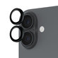 Anelli protettivi per lente fotocamera per iPhone 17/16 Plus/16, Black, PanzerGlass
