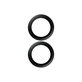 Anelli protettivi per lente fotocamera per iPhone 17/16 Plus/16, Black, PanzerGlass