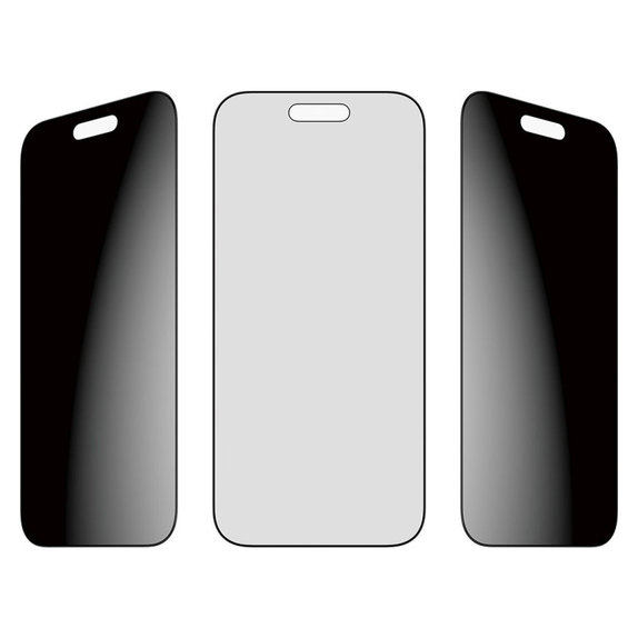 Vetro temperato UWF 2-Way Privacy con applicatore per iPhone Air, Nero, PanzerGlass