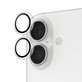 Protezione obiettivo fotocamera posteriore Hoops per iPhone 16, 16 Plus, 17, Transparent, PanzerGlass