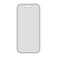 Vetro temperato privacy UWF 2-Way con applicatore per iPhone 17/16 Pro, Black, PanzerGlass