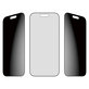 Vetro temperato privacy UWF 2-Way con applicatore per iPhone 17/16 Pro, Black, PanzerGlass
