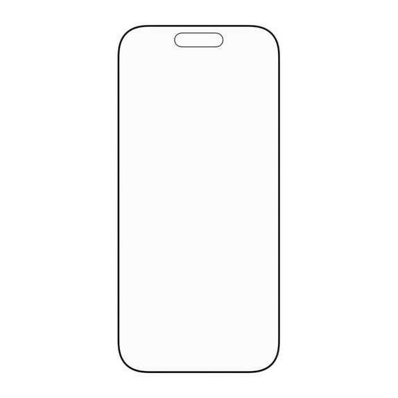 Vetro temperato UWF Stealth con Fastfit per iPhone 17/16 Pro, Nero, PanzerGlass