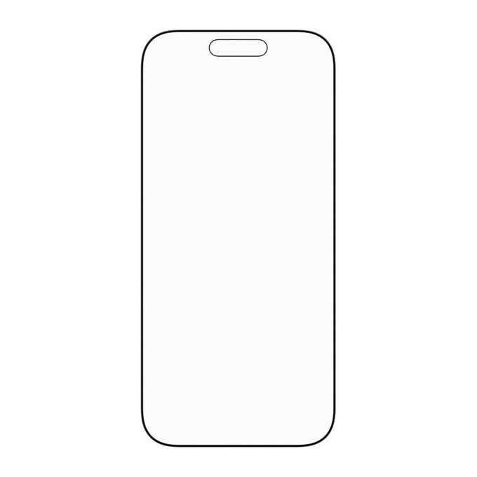 Vetro temperato UWF Stealth con Fastfit per iPhone 17/16 Pro, Nero, PanzerGlass