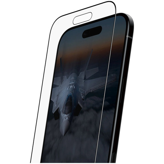 Vetro temperato UWF Stealth con Fastfit per iPhone Air, Nero, PanzerGlass