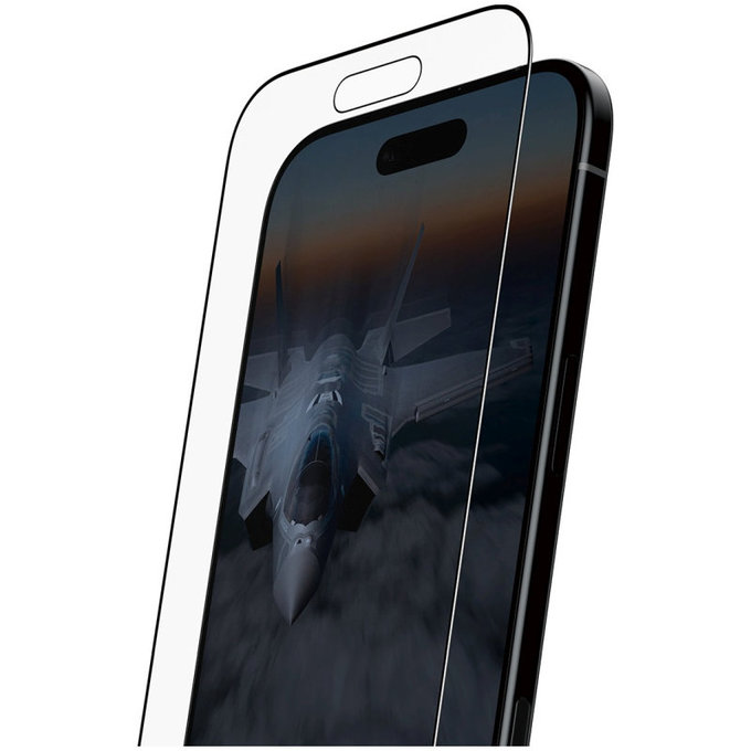 Vetro temperato UWF Stealth con Fastfit per iPhone Air, Nero, PanzerGlass