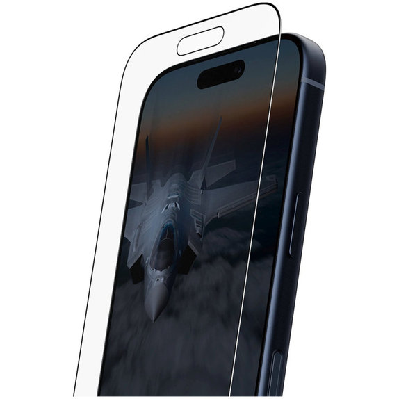 Vetro temperato UWF Stealth con Fastfit per iPhone 17 Pro, Nero, PanzerGlass