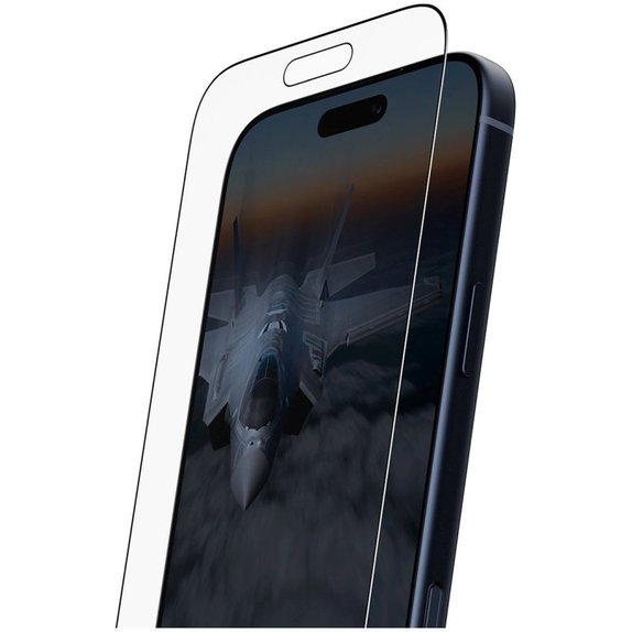 Vetro temperato UWF Stealth con Fastfit per iPhone 17 Pro Max, Nero, PanzerGlass
