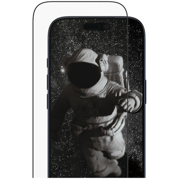 Vetro temperato UWF Ceramic II con applicatore per iPhone 17 Pro, Nero, PanzerGlass