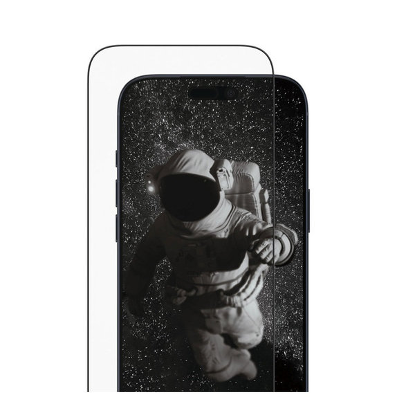 Vetro temperato UWF Ceramic II con applicatore per iPhone 17 Pro Max, Nero, PanzerGlass