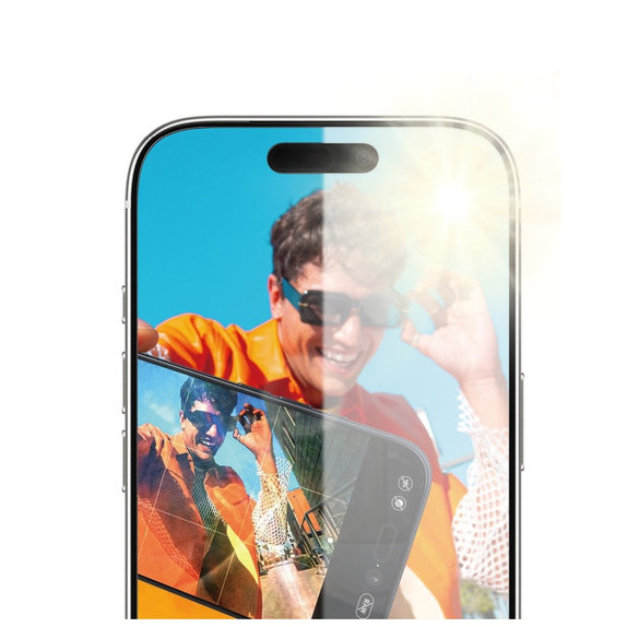 Vetro temperato Anti-Reflective con applicatore per iPhone 17 Pro, Nero, PanzerGlass