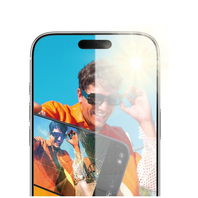 Vetro temperato Anti-Reflective con applicatore per iPhone 17 Pro Max, Nero, PanzerGlass