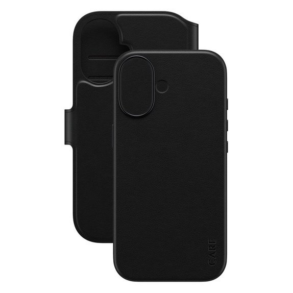 Cover Wallet Tango Two-In-One con MagSafe per iPhone 17, Nero, CARE