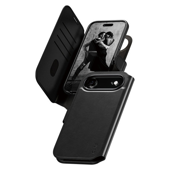 Custodia Wallet Tango Two-In-One con MagSAFE by PanzerGlass per iPhone Air, Nero, PanzerGlass