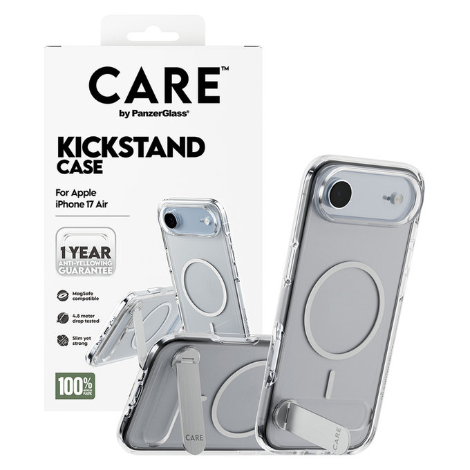 Custodia Kickstand per iPhone Air, Trasparente, PanzerGlass