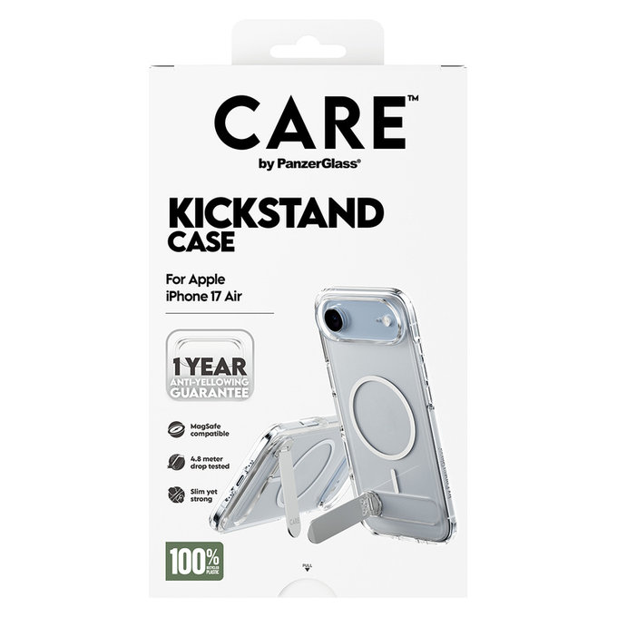 Custodia Kickstand per iPhone Air, Trasparente, PanzerGlass