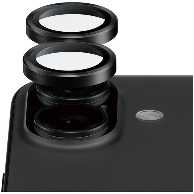 Protezione lente fotocamera Hoops Ceramic II per iPhone 17/16 Plus/16, Nero, PanzerGlass