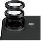 Protezione lente fotocamera Hoops Ceramic II per iPhone 17/16 Plus/16, Nero, PanzerGlass