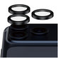 Protezione obiettivo Hoops Ceramic II per iPhone 17 Pro Max/17 Pro/16 Pro Max/16 Pro, Black, PanzerGlass
