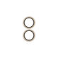 Protezione lente fotocamera Hoops per iPhone 17/16 Plus/16, Glitter Gold, PanzerGlass