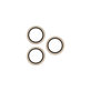 Protezione lente fotocamera Hoops per iPhone 17 Pro Max/17 Pro/16 Pro Max/16 Pro, Glitter Gold, PanzerGlass