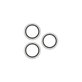 Protezione lente fotocamera Hoops per iPhone 17 Pro Max/17 Pro/16 Pro Max/16 Pro, Glitter Silver, PanzerGlass