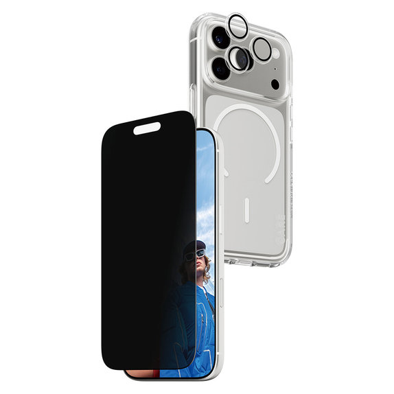 Bundle 3-in-1 Privacy per iPhone 17 Pro, PanzerGlass