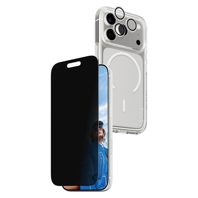 Bundle 3-in-1 Privacy per iPhone 17 Pro, PanzerGlass