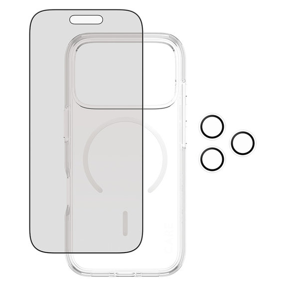 Bundle 3-in-1 Privacy per iPhone 17 Pro, PanzerGlass