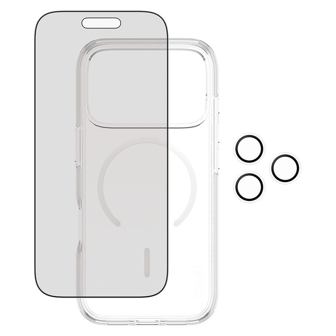 Bundle 3-in-1 Privacy per iPhone 17 Pro, PanzerGlass