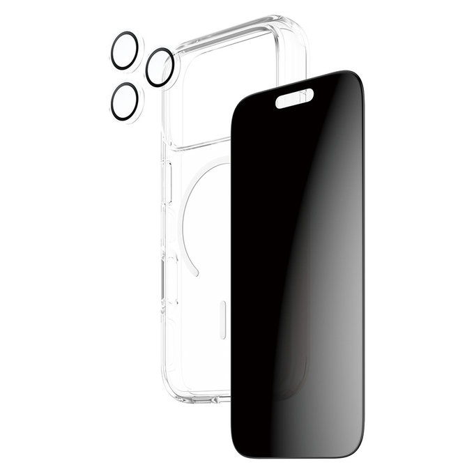 Bundle 3-in-1 Privacy per iPhone 17 Pro, PanzerGlass