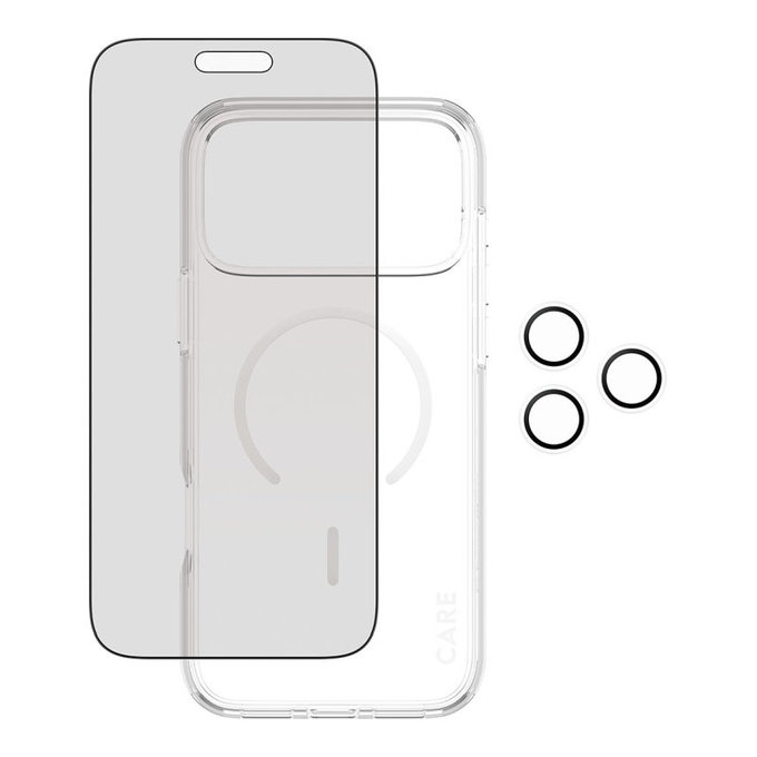 Bundle 3v1 Privacy per iPhone 17 Pro Max, PanzerGlass
