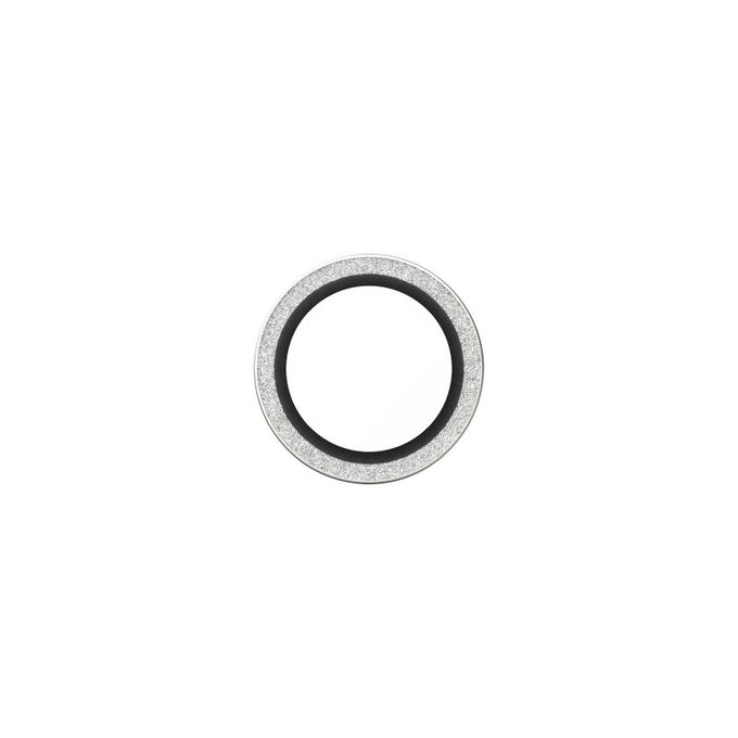 Protezione lente fotocamera Hoops per iPhone Air, Glitter Silver, PanzerGlass