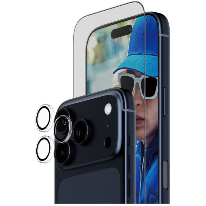Bundle Essentials 2 in 1 per iPhone 17 Pro, PanzerGlass