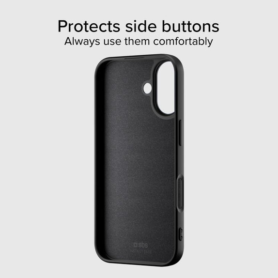 Custodia Instinct Mag compatibile con MagSafe per iPhone 17, Black, SBS