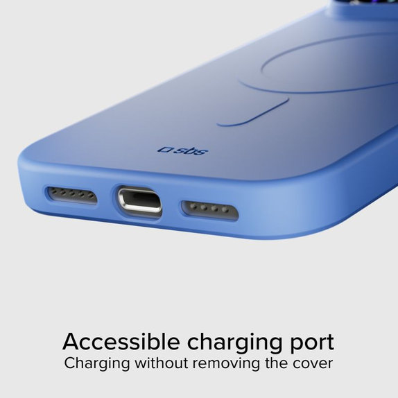 Custodia Instinct Mag compatibile con MagSafe per iPhone 17 Pro, Blue, SBS