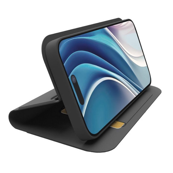 Custodia Book Wallet Smooth per iPhone 17 Pro, Black, SBS