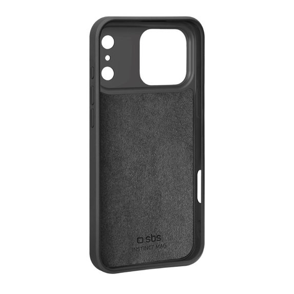 Custodia Instinct Mag compatibile con MagSafe per iPhone 17 Pro Max, Black, SBS